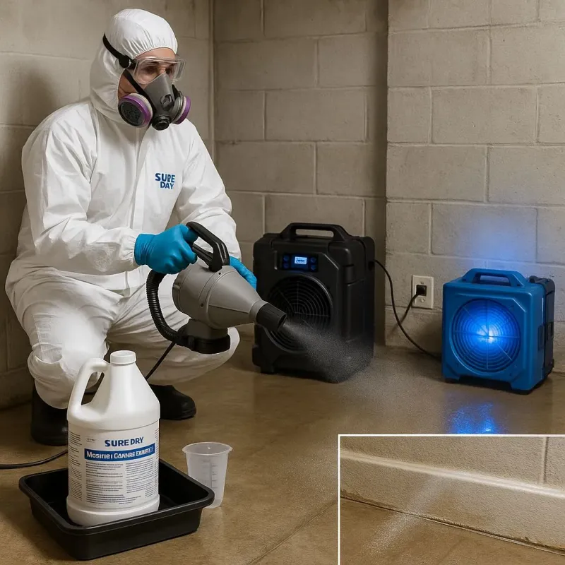 Sanitization and Odor Removal process in Verona Walk, FL